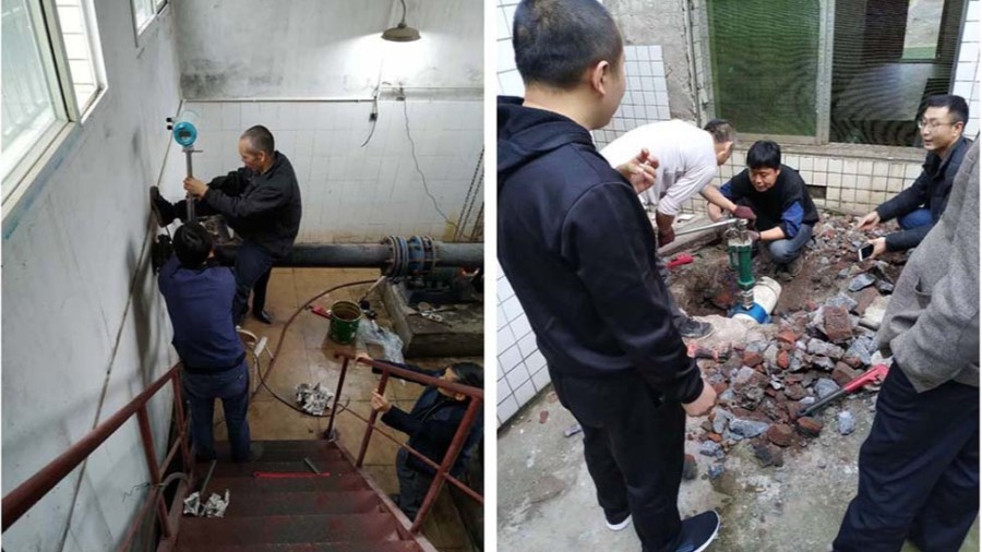 璧山区水利局插入式乐动网页版安装现场